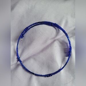 Elegant Blue Beaded Necklace